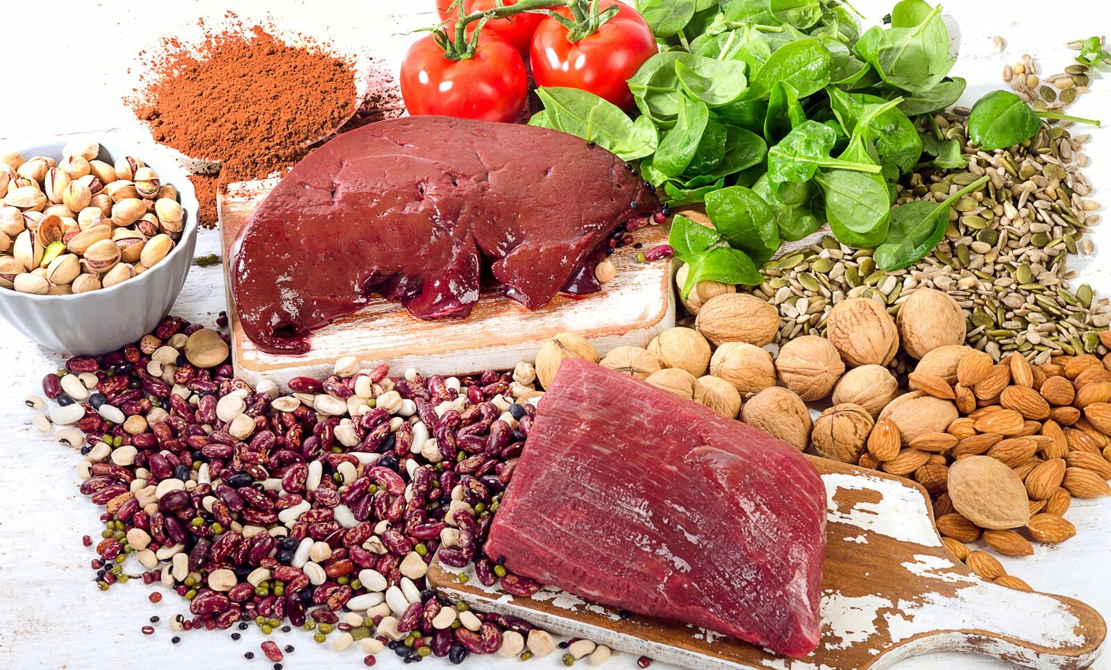 Alimentos que tienen más hierro que la carne roja y ayudan a prevenir la anemia