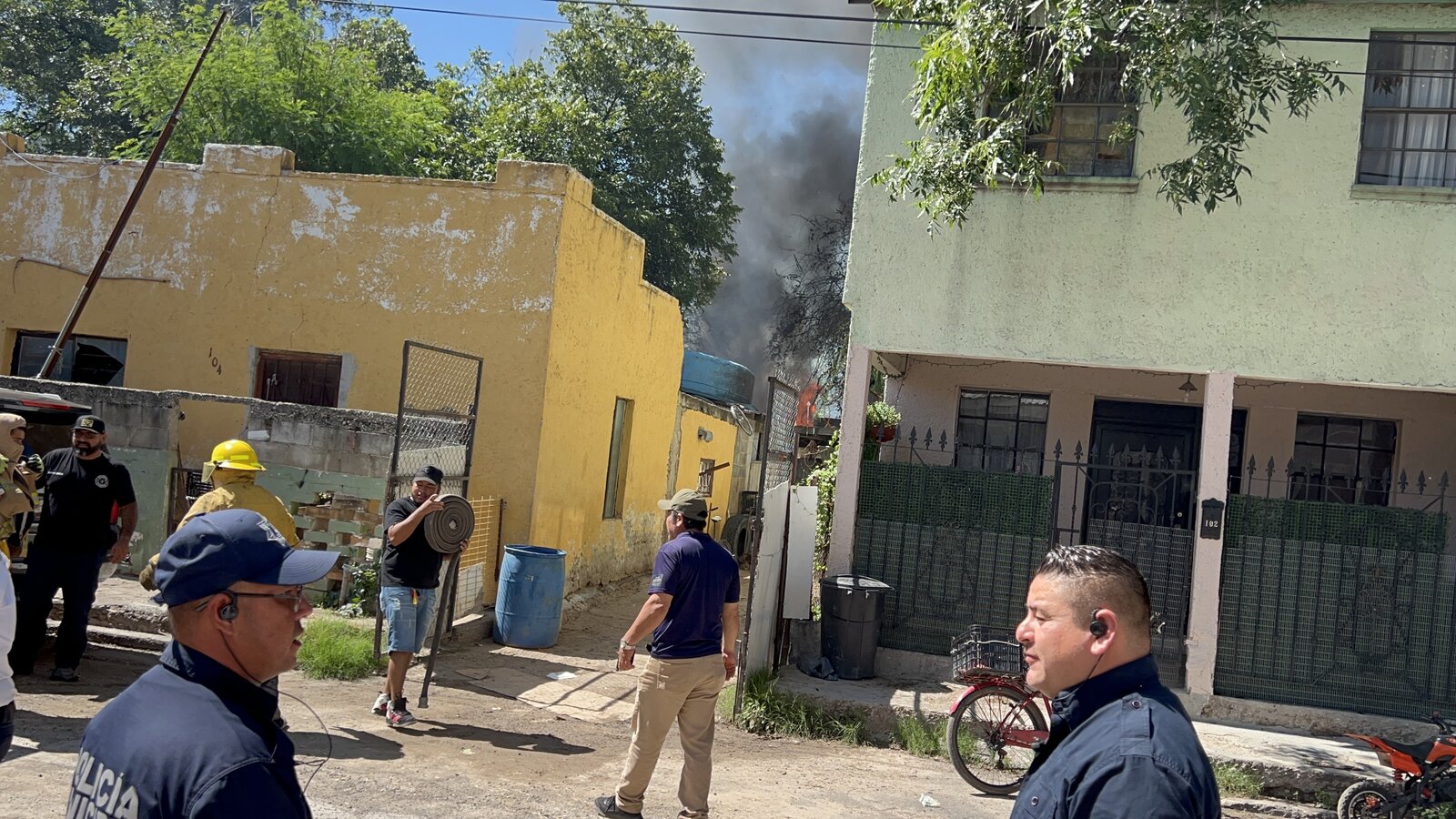 Incendio: Los hechos ocurrieron en una vivienda ubicada sobre la calle Libertad, en su cruce con Cuauhtémoc