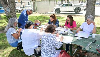 Inicia taller de acuarela con paisajes del Parque Xochipilli