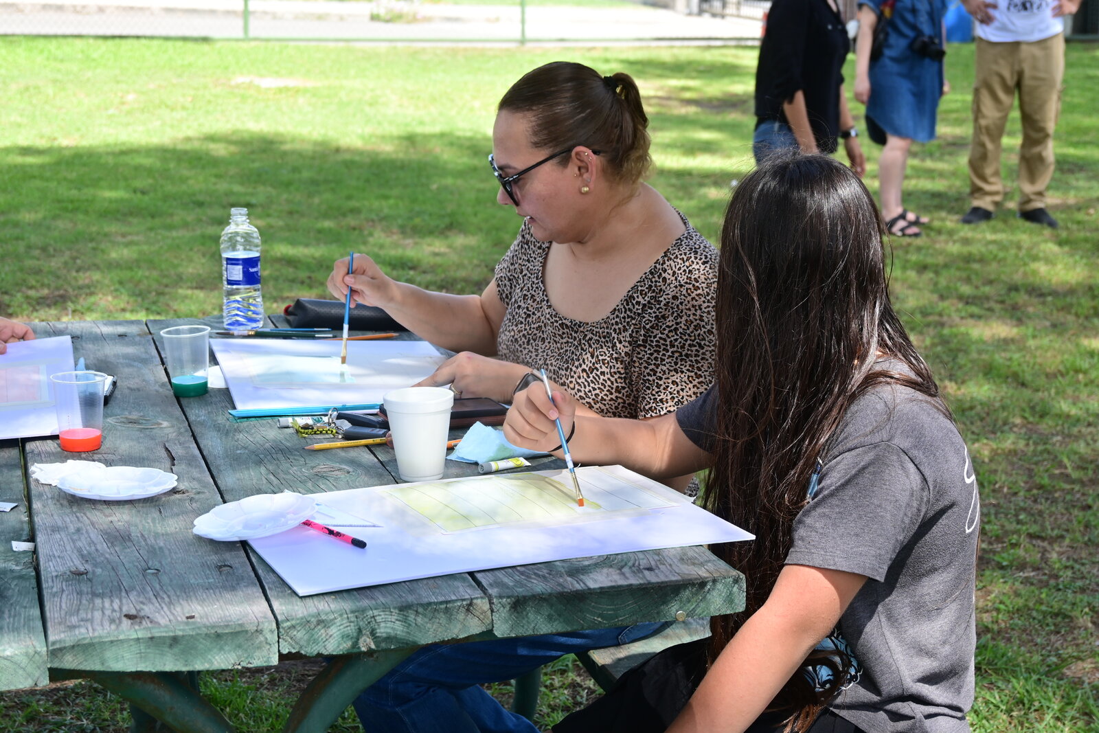 Pintura: Alumnos explorarán la técnica artística en distintos espacios del parque.