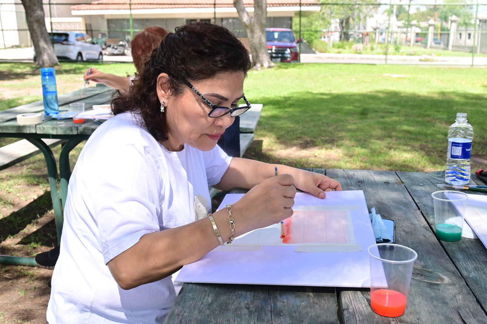 Pintura: Alumnos explorarán la técnica artística en distintos espacios del parque.