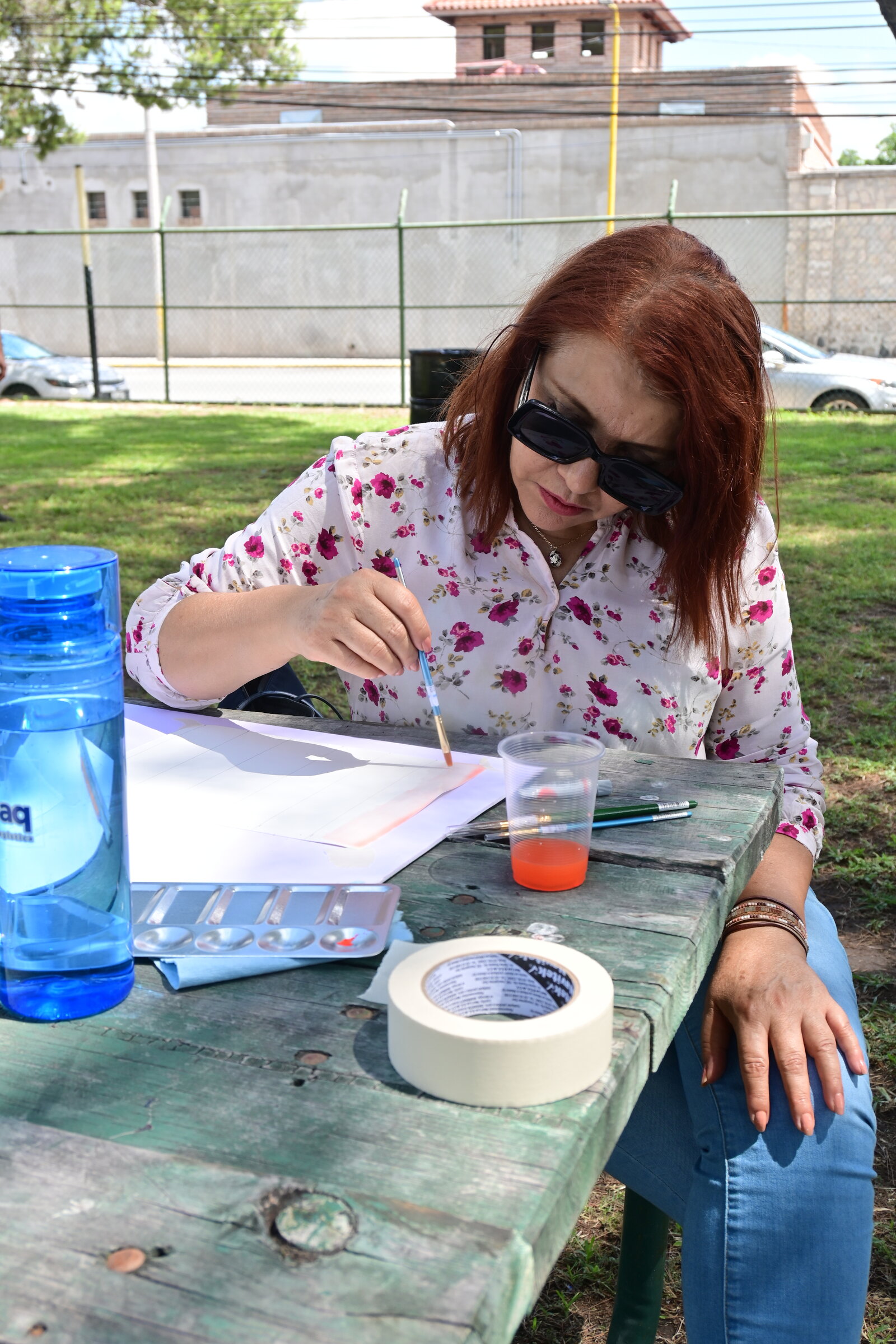 Pintura: Alumnos explorarán la técnica artística en distintos espacios del parque.