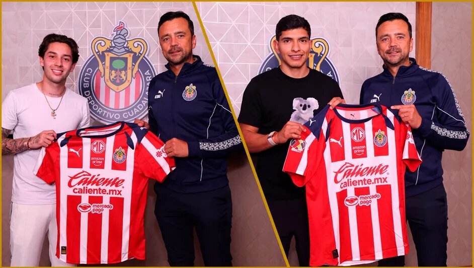 Chivas hace oficiales los fichajes de Jordan Carrillo y Kevin Castañeda
