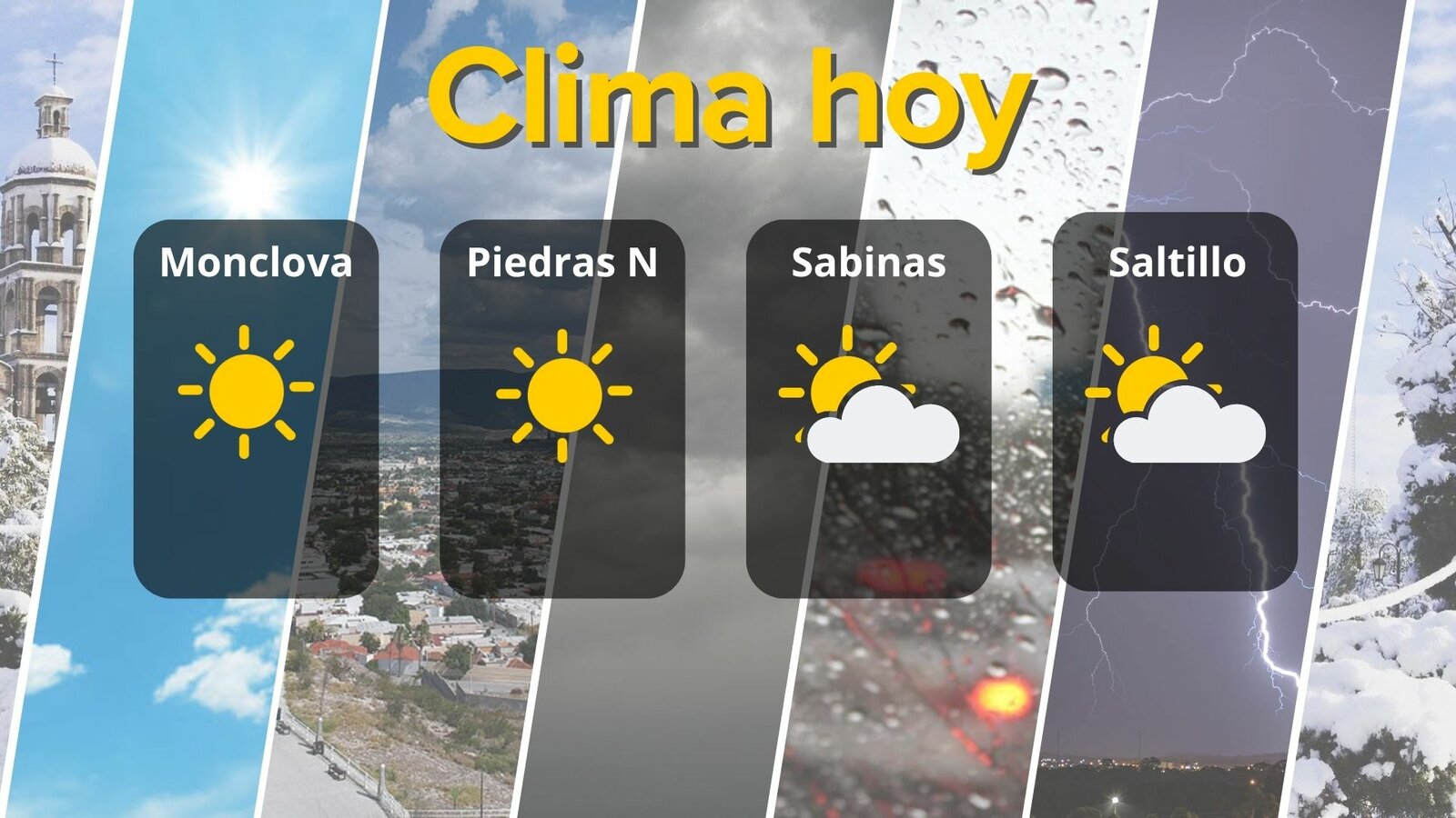 Clima en Coahuila: temperaturas de hasta 41 grados y cielo mayormente soleado