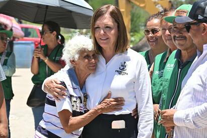 Mantiene Sari Pérez brigadas de auxilio por creciente de arroyo