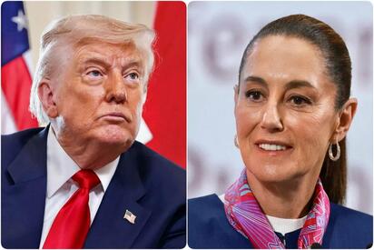 Claudia Sheinbaum respondió a declaraciones de Donald Trump contra México, llamó a no engancharse en confrontaciones y defendió la soberanía y estrategia