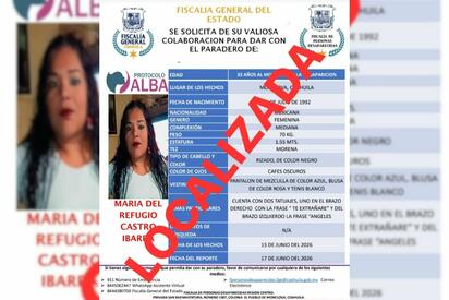 La dama se encontraba con un amigo.  MONCLOVA, COAH.– Las labores de búsqueda emprendidas por elementos de la Agencia de Investigación Criminal adscritos