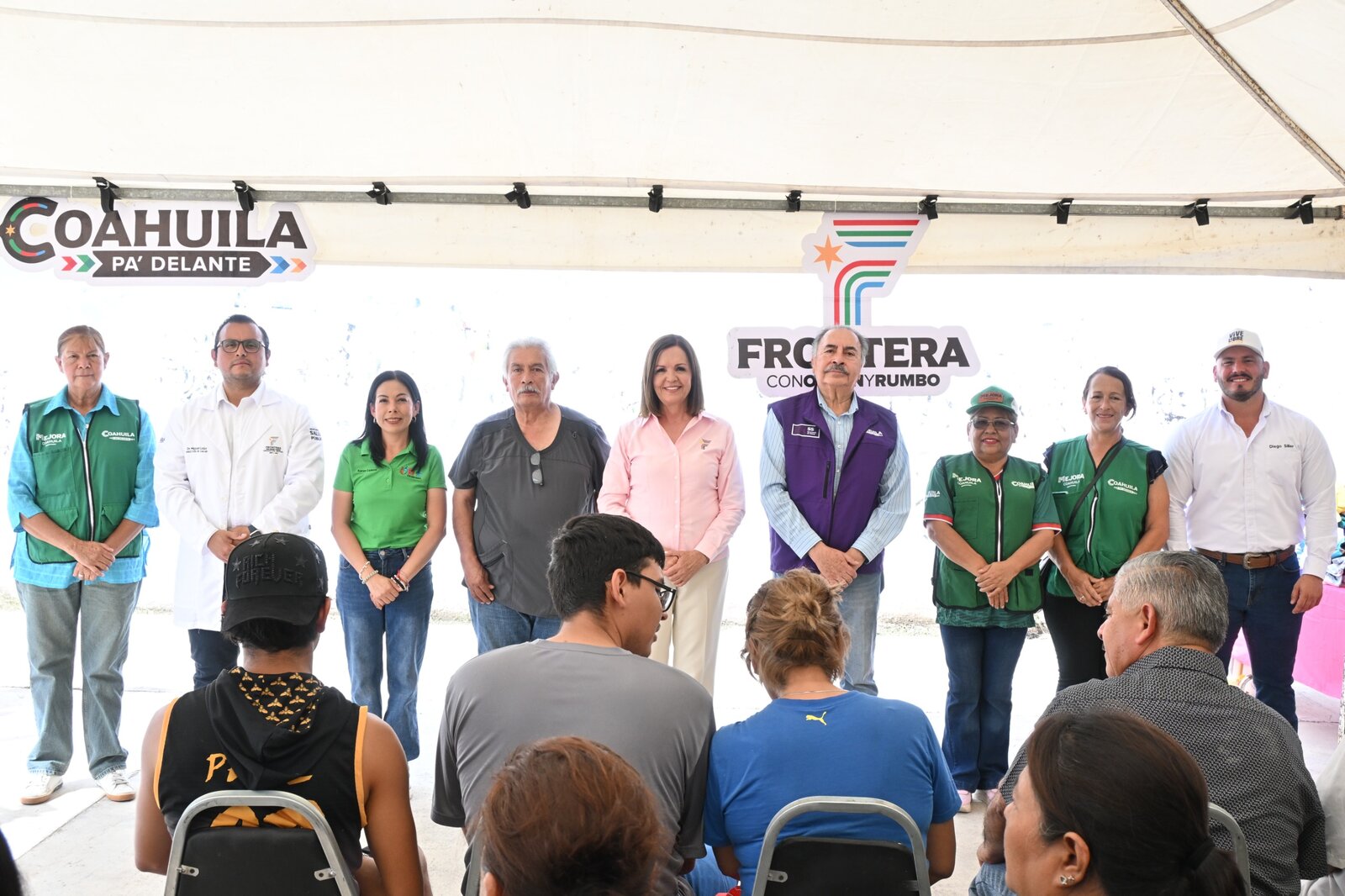 Lleva Sari Pérez Brigada Integral de Salud y apoyos a familias fronterenses