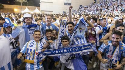 El Málaga CF logra el ascenso a Primera División ocho años después