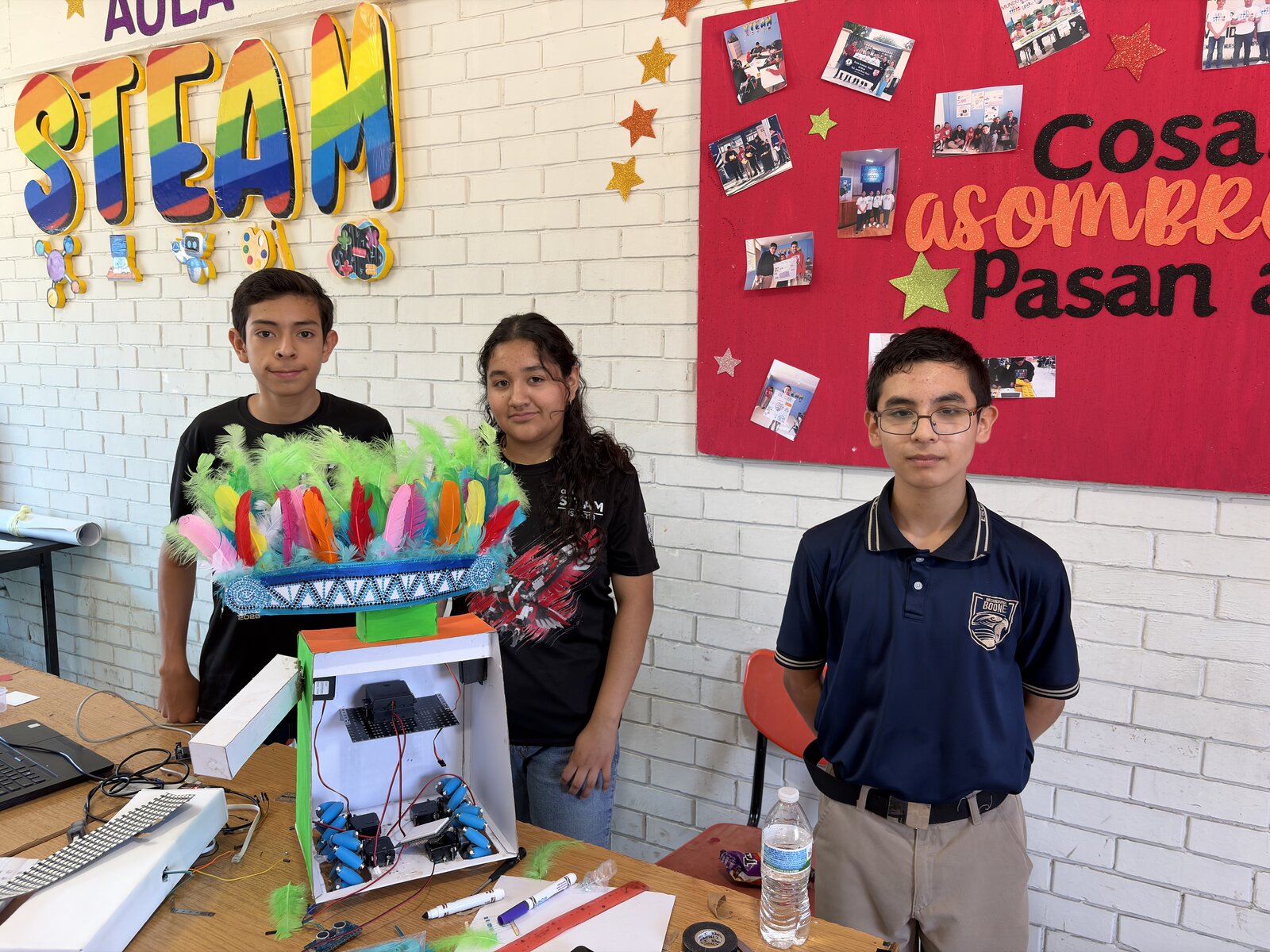 Alumnos de la Secundaria Juvenal Boone compiten en concurso estatal de robótica