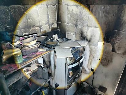 Incendio en vivienda de José de las Fuentes deja solo daños materiales