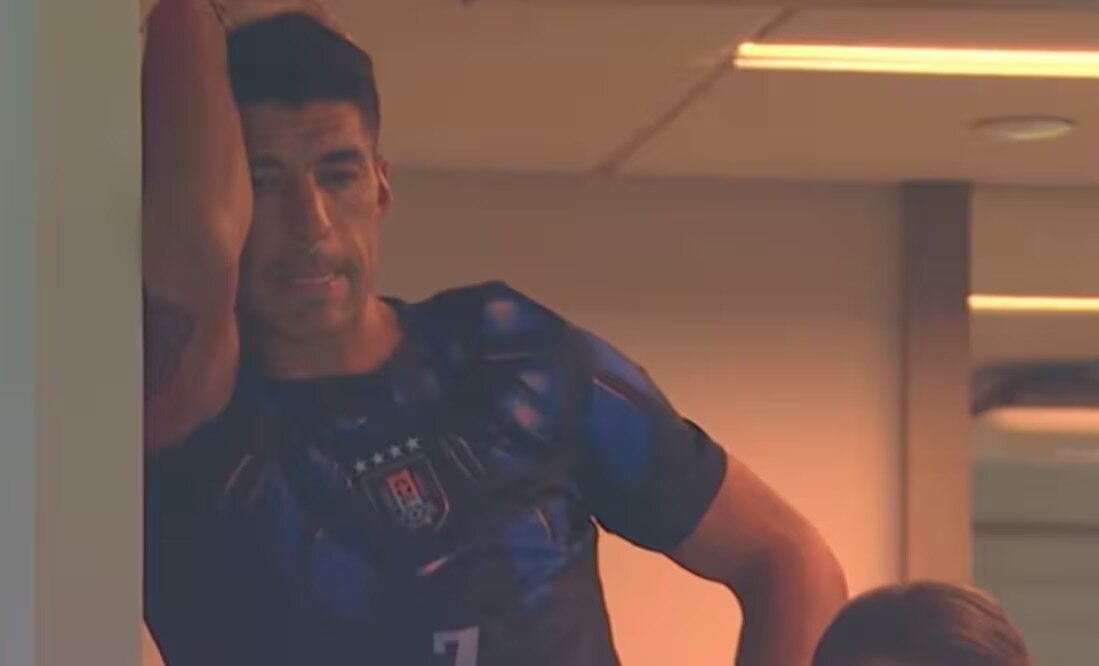 Así la reacción de Luis Suárez al empate de Uruguay con Cabo Verde