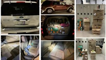 Autoridades estadounidenses decomisaron 43 mil cartuchos de munición en dos vehículos durante un operativo en Arizona.  Autoridades de Estados Unidos