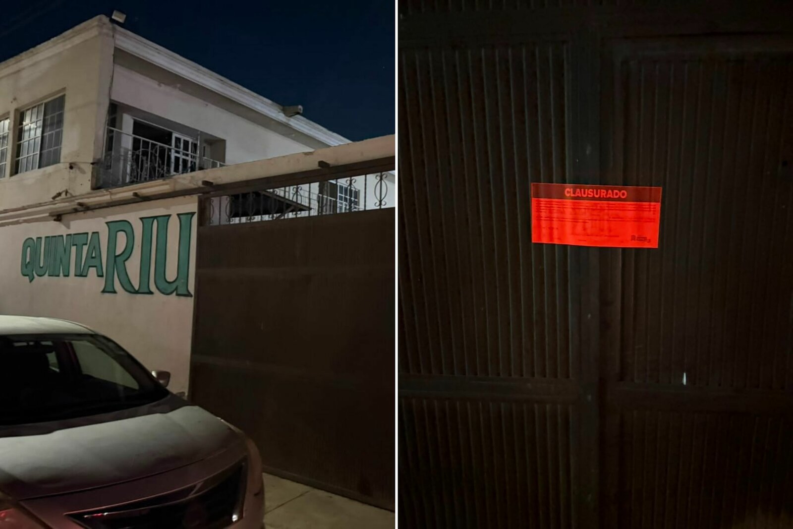 Clausuran quinta por operar fuera del horario permitido