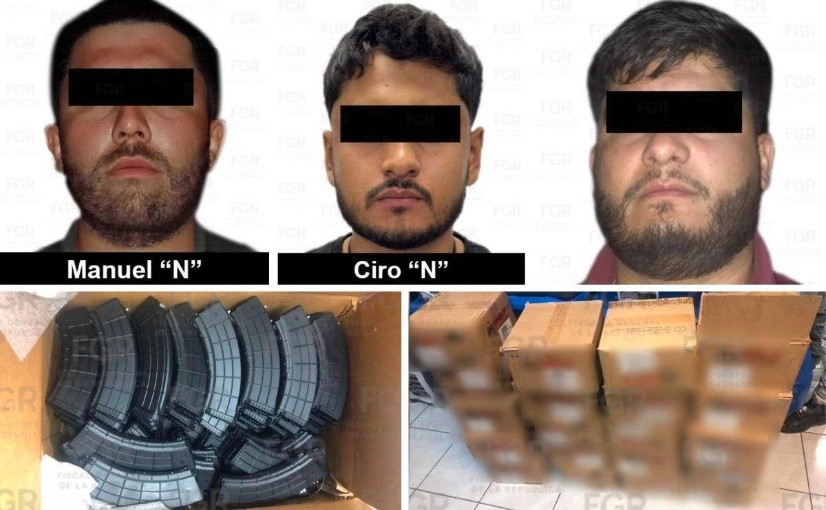 Vinculan a proceso a tres en Nogales por tráfico de cartuchos de uso militar