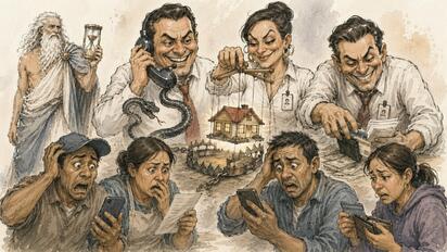 Cronos - Caricatura editorial... “Estafa a nombre del Infonavit”