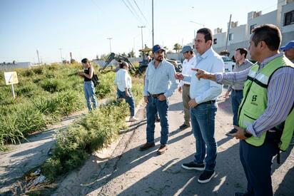 Intensifican la rehabilitación y limpieza tras lluvias en Saltillo