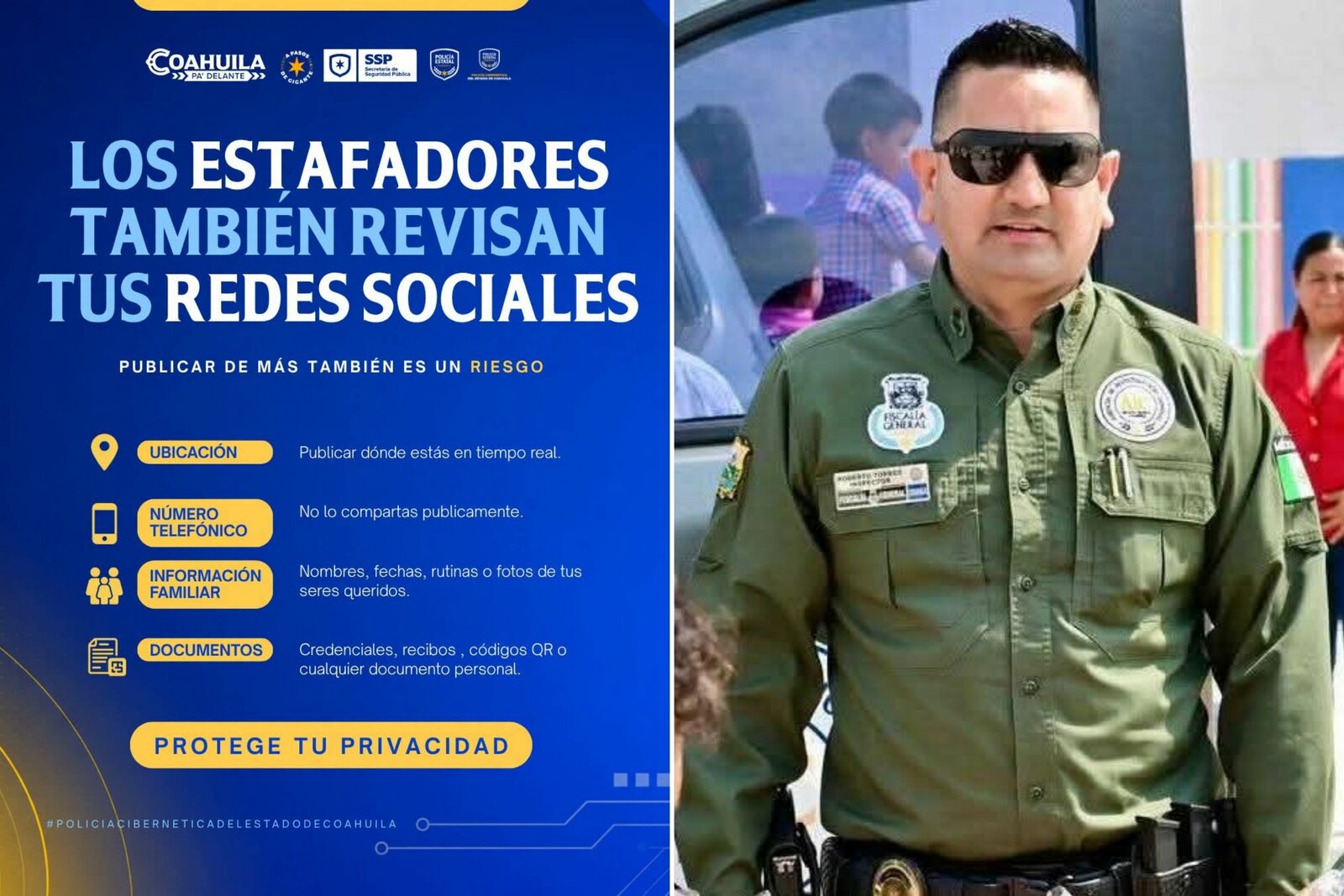 Policía cibernética exhorta a cuidar lo que publicas en internet para evitar estafas