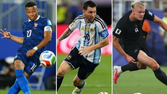 Messi, Mbappé y Haaland acechan el récord de Fontaine