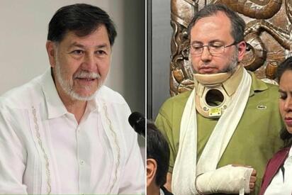 Gerardo Fernández Noroña negó tener parentesco con Emiliano González González, colaborador del Senado señalado públicamente como su supuesto hijo.  El senador