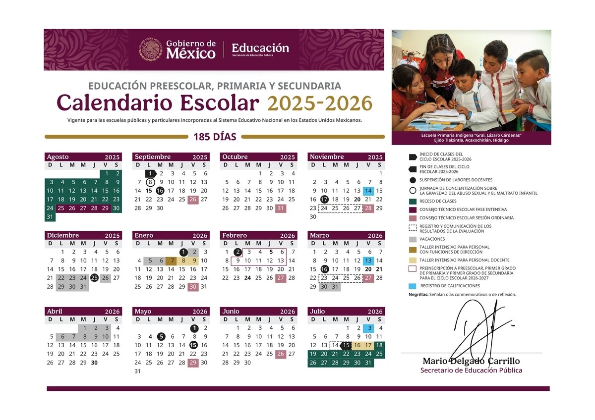 Vacaciones de verano 2026: cuándo terminan y cuándo inicia el nuevo ciclo escolar