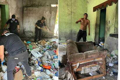 Policías estatales llevan ayuda y esperanza a David, hombre en condición vulnerable en Monclova