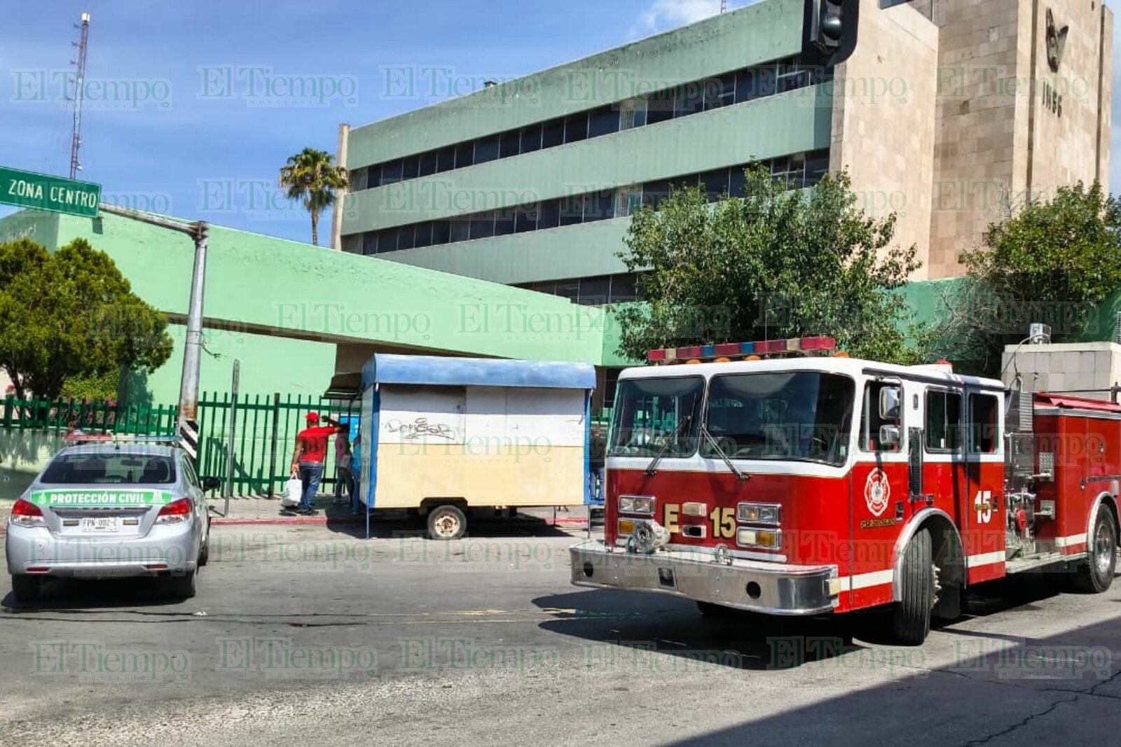 El desplome de un elevador genera un conato de incendio en la Clínica 7 del IMSS