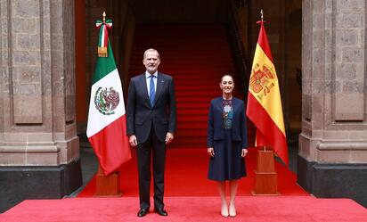 La presidenta Claudia Sheinbaum Pardo sostuvo un encuentro con el rey Felipe VI de España, donde ambos destacaron fortalecer la relación bilateral