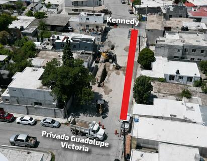 SIMAS mantiene reposición de colector en la colonia El Pueblo