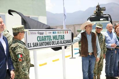 Llevamos 18 cuarteles nuevos para blindar Coahuila: Manolo 