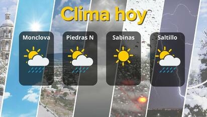 Coahuila tendrá calor intenso, vientos fuertes y posibilidad de lluvia ligera en varias regiones