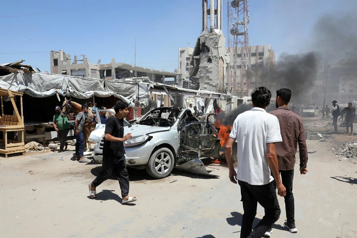 Ataque israelí deja tres civiles muertos en el campamento Al Maghazi
