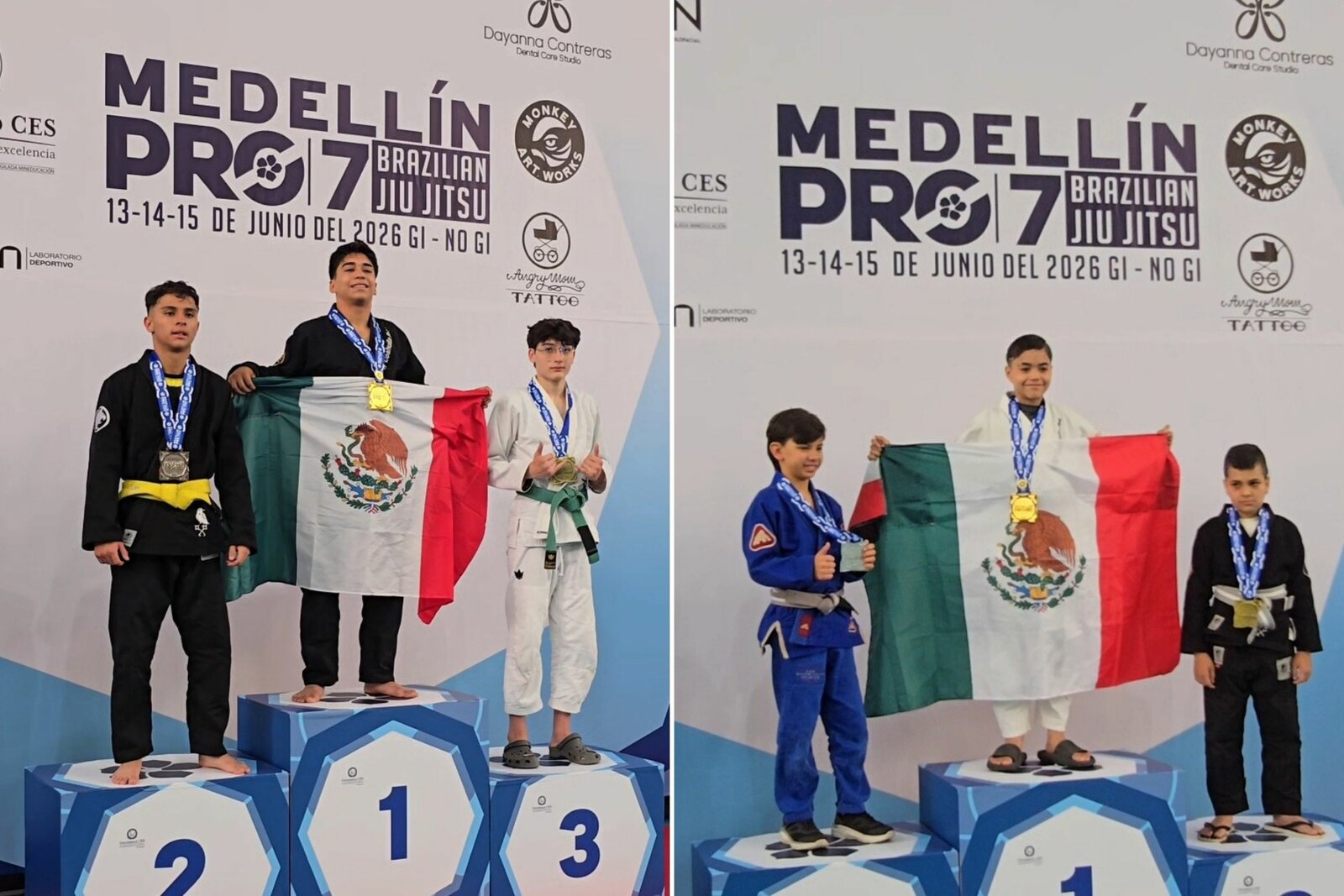 Hermanos monclovenses conquistan torneo internacional Jiu-jitsu