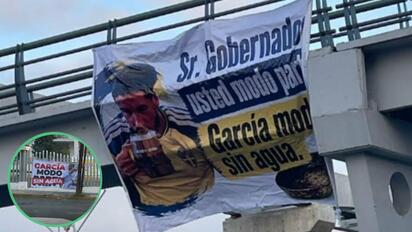 Protestan en García, Nuevo León por falta de agua en 27 colonias