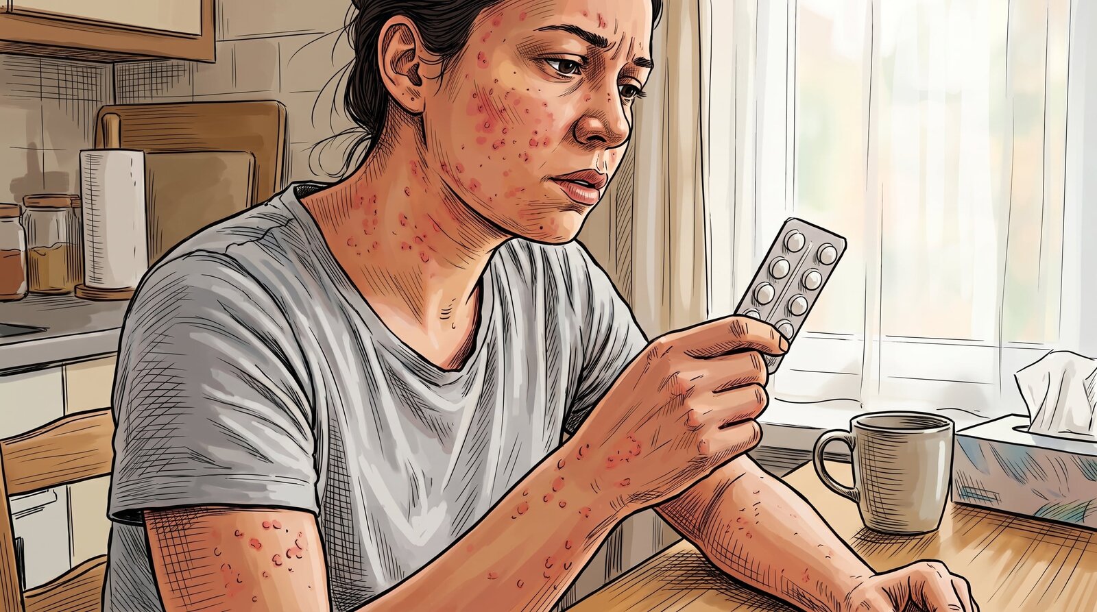Cómo diferenciar una alergia a un medicamento de un efecto adverso