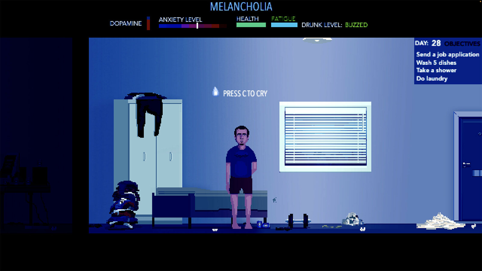 Unemployment Simulator 2018: el juego de Steam sobre desempleo y salud mental