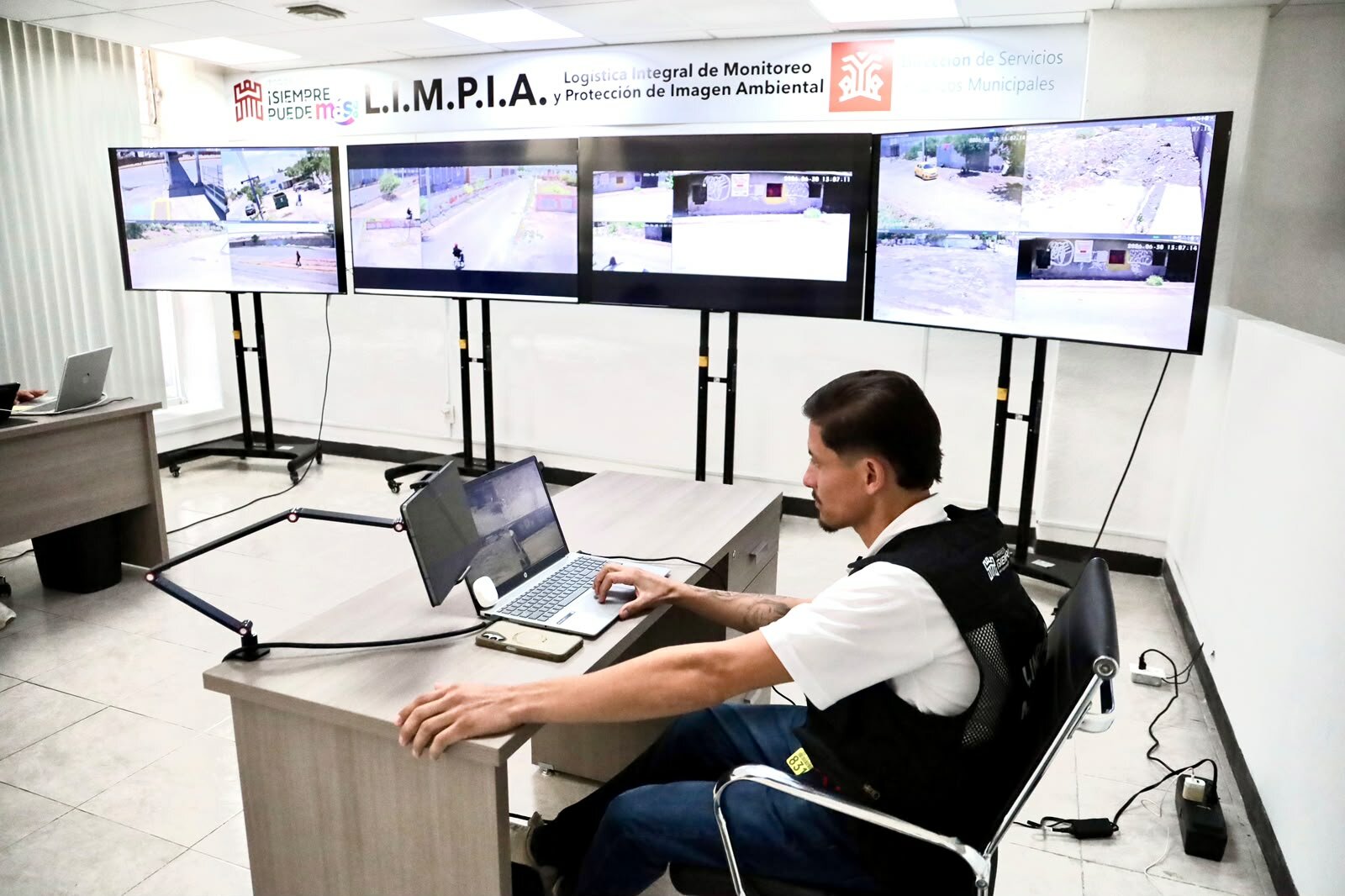Refuerzan monitoreo con sistema L.I.M.P.I.A. para detectar a quienes tiran basura en lugares prohibidos