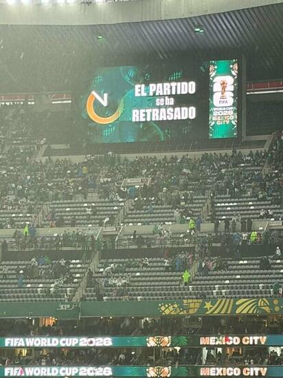 Tormenta eléctrica retrasa el México vs Ecuador en el Mundial 2026