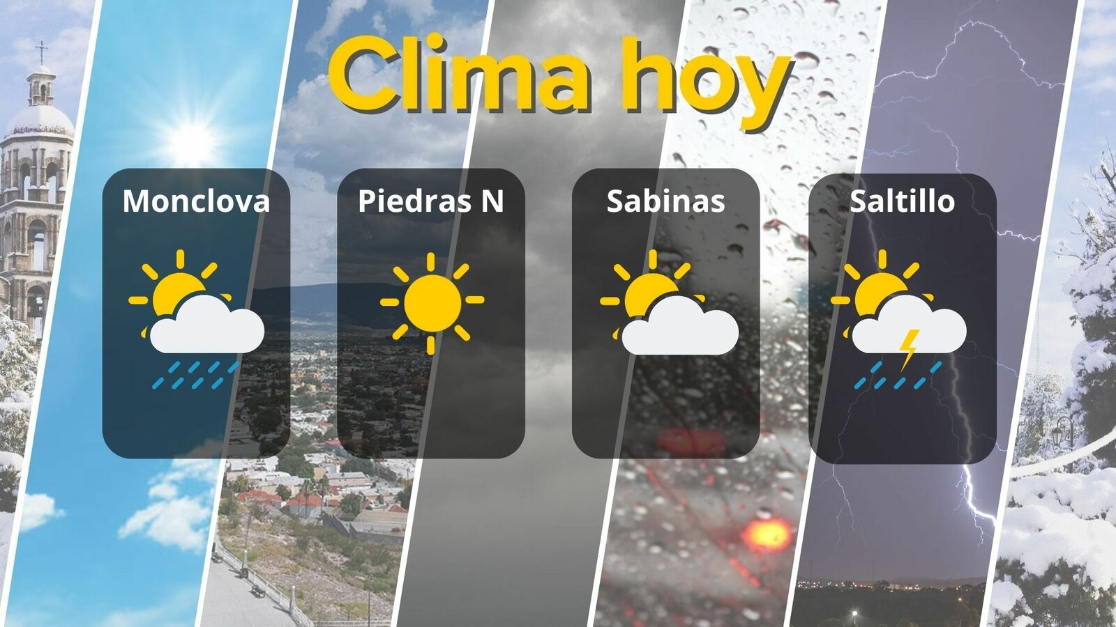 Clima en Coahuila: pronostican lluvias débiles, altas temperaturas y fuertes vientos para este 1 de julio