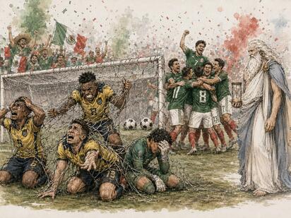 Cronos - Caricatura editorial... “El Tricolor atrapó a Ecuador”
