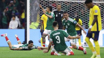 México avanzó a la siguiente ronda de la Copa del Mundo tras una actuación sólida y contundente, con goles de Julián Quiñones y Raúl Jiménez ante Ecuador.