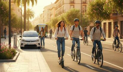 Bicicletas eléctricas ganan terreno como alternativa al automóvil