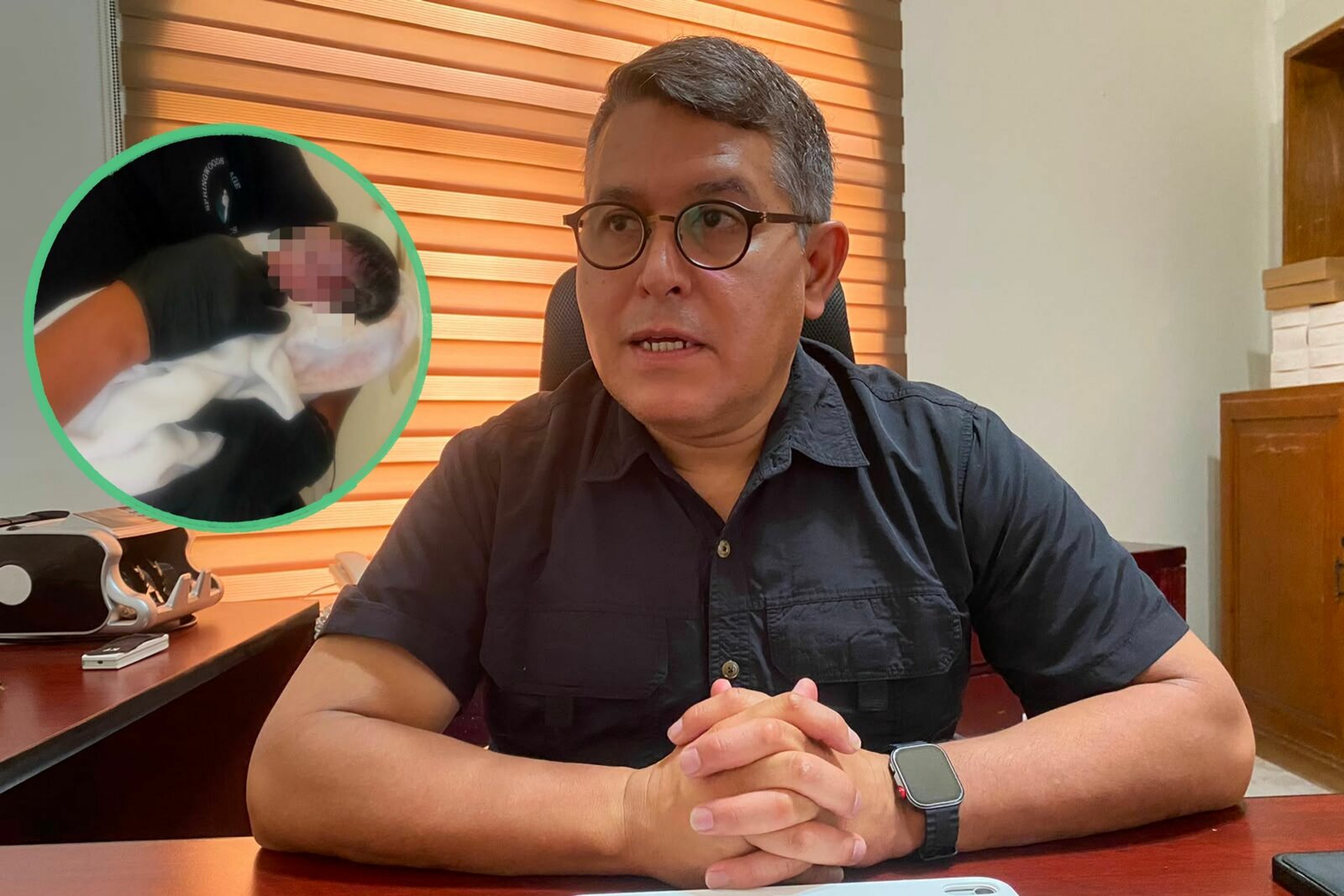 Sacerdote ve crisis familiar detrás del caso del bebé