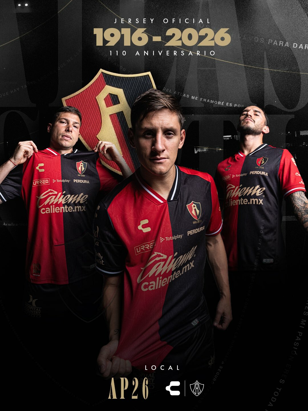 Atlas presenta playera conmemorativa por su 110 aniversario