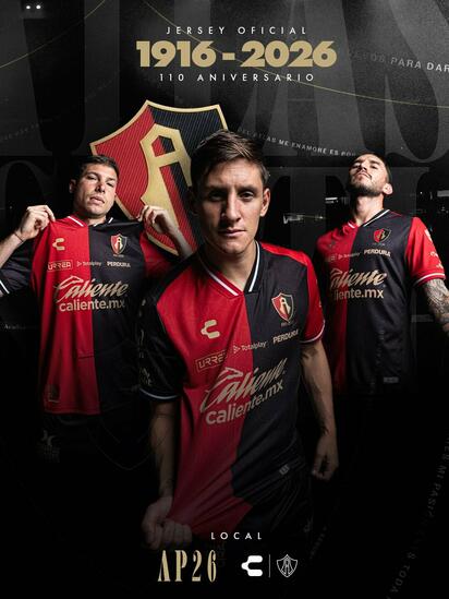 Atlas presenta playera conmemorativa por su 110 aniversario