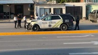 Continúa sin reparación del daño afectado por accidente con patrulla municipal en Piedras Negras