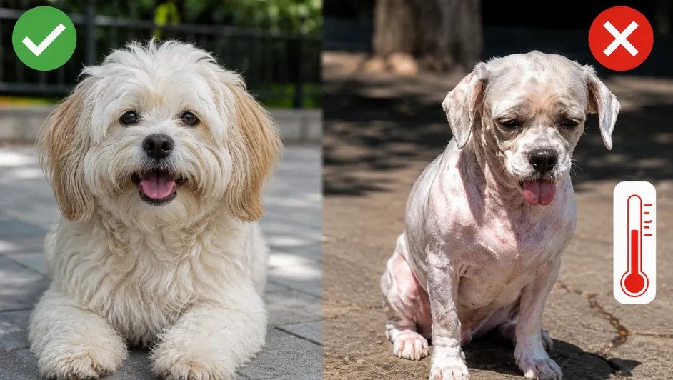 ¿Rapar a tu mascota en verano? La razón por la que no debes hacerlo