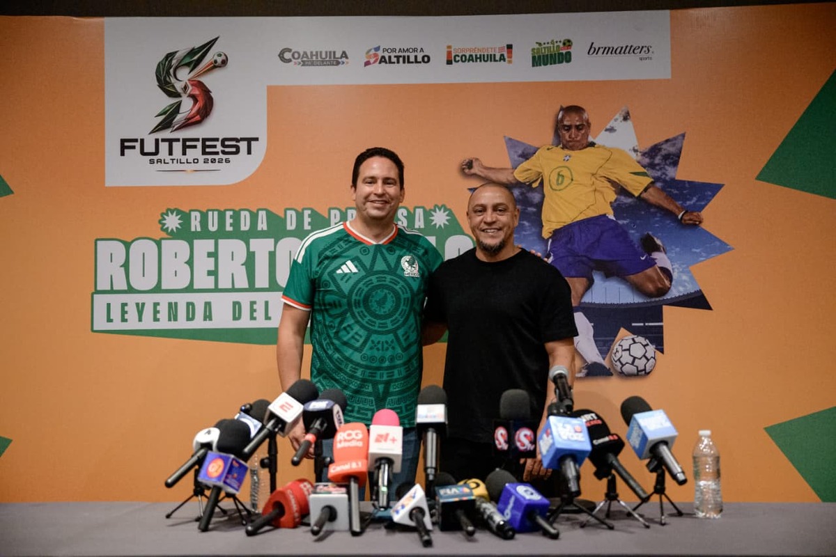 Roberto Carlos destaca la seguridad en su visita a Saltillo