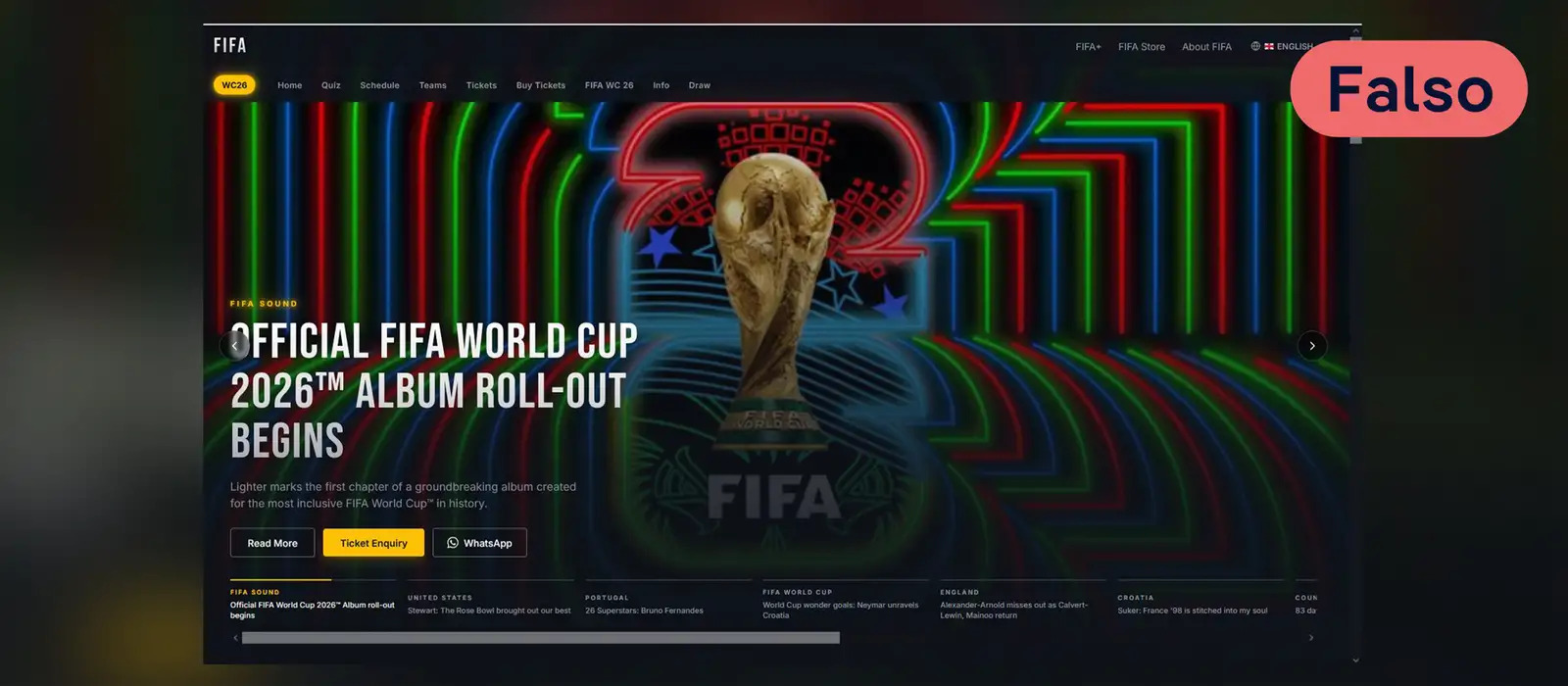 Cómo identificar un sitio ilegal para ver el Mundial 2026 en línea