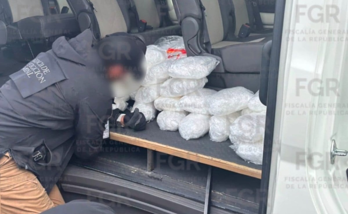FGR decomisa 50 kilogramos de metanfetamina y detiene a un hombre en Hidalgo